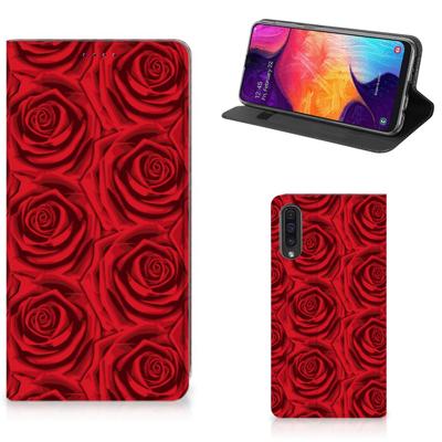 Samsung Galaxy A50 Smart Cover Red Roses Samsung Galaxy A50 Smart Cover Red Roses