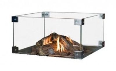 Happy Cocooning: Glazen ombouw Cocoon Table Vierkant/Rechthoek