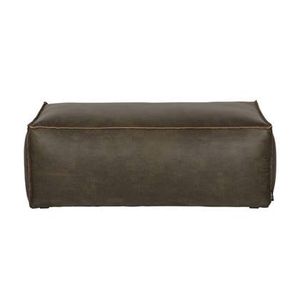 BePureHome Rodeo Poef - Eco-leder - Army