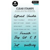 Studio Light • essentials clear stamp gift card