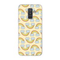 Regenboog: Samsung Galaxy A6 Plus (2018) Transparant Hoesje