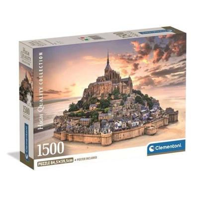 CLEMENTONI - Compact 1500 stukjes - Mont Saint-Michel