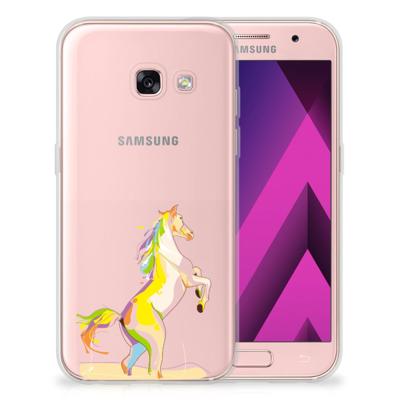 Samsung Galaxy A3 2017 Telefoonhoesje met Naam Horse Color Samsung Galaxy A3 2017 Telefoonhoesje met Naam Horse Color