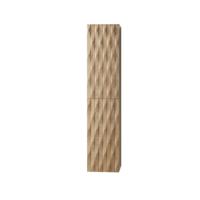 Kolomkast BWS Mila 2 Deuren Greeploos Soft Close 35x160x35 cm Licht Eiken