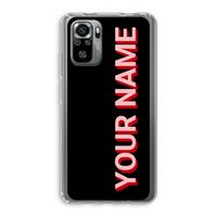 Namecase: Xiaomi Redmi Note 10S Transparant Hoesje