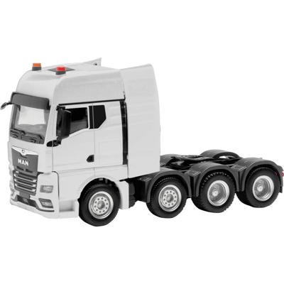 Herpa 316958 H0 Vrachtwagen MAN TGX GX zwaarbelaste trekmachine 4-assige (luchtgeveerd, 8x4), wit