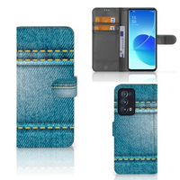 OPPO Reno 6 Pro Plus 5G Wallet Case met Pasjes Jeans - thumbnail