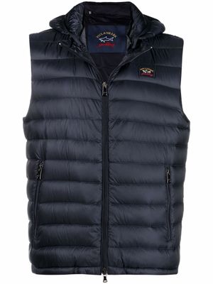 Paul & Shark gilet à capuche détachable - Bleu