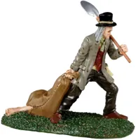 Lemax grave digger & body bag halloween figuur Spooky Town 2023