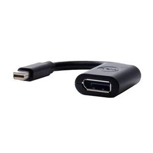 Dell 470-13627 DisplayPort / Mini-displayport Adapter [1x Mini-DisplayPort stekker - 1x DisplayPort bus] Zwart 20.30 cm