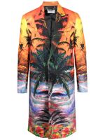 Philipp Plein manteau Hawaii à imprimé graphique - Orange - thumbnail