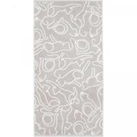 Cawö Cawö Cute Cats 6264 Handdoek 50x100 platin/wit Cawö Cawö Cute Cats 6264 Handdoek 50x100 platin/wit
