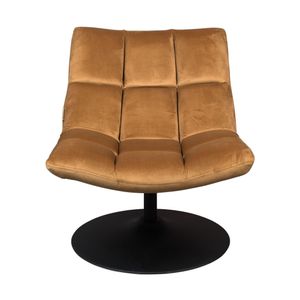 Dutchbone Bar fauteuil Velvet Goldbrown