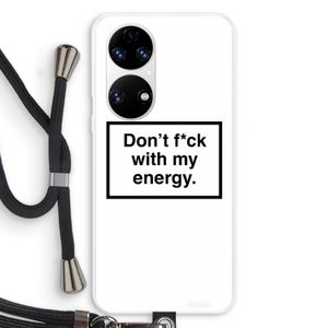 My energy: Huawei P50 Transparant Hoesje met koord