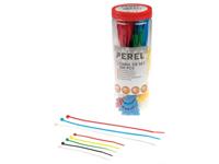 Set met nylon kabelbinders verschillende kleuren (300 st.) - Velleman