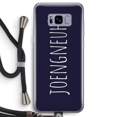 Joengneuh!: Samsung Galaxy S8 Transparant Hoesje met koord