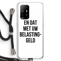 Belastinggeld: Oppo A94 5G Transparant Hoesje met koord