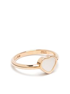 Chopard bague My Happy Heart en or rose 18ct sertie de nacre