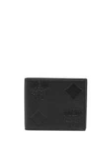 MCM portefeuille Aren Maxi à motif monogrammé - Noir