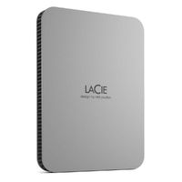 LaCie Mobile Drive 1TB v2 USB-C Moon Silver w/Rescue LaCie Mobile Drive 1TB v2 USB-C Moon Silver w/Rescue