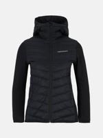 Peak Performance Frost Down Hybrid Hood Isolatiejas Dames Black M Peak Performance Frost Down Hybrid Hood Isolatiejas Dames Black M