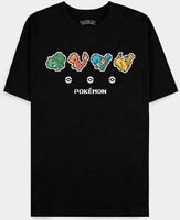 Pokémon - Starters - Men's Black Short Sleeved T-shirt