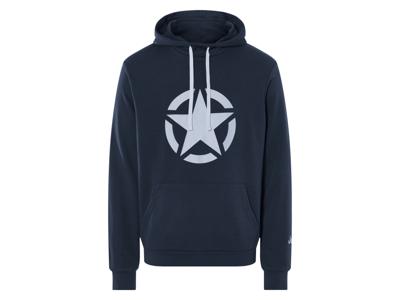 Heren hoodie (Marineblauw, M)