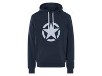 Heren hoodie (Marineblauw, M)