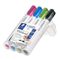 Whiteboardmarker Staedtler Lumocolor 351 set à 4 stuks fun assorti