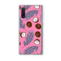 Kokosnoot roze: Samsung Galaxy Note 10 Transparant Hoesje