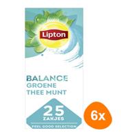 Lipton -Feel Good Selection Groene Thee Munt - 6x 25 zakjes