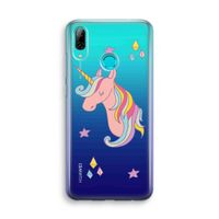 Roze eenhoorn: Huawei P Smart (2019) Transparant Hoesje
