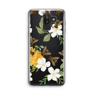 No flowers without bees: Samsung Galaxy J8 (2018) Transparant Hoesje