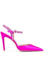 Stuart Weitzman escarpins Gemcut à bride cheville - Rose