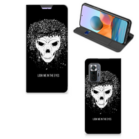 Mobiel BookCase Xiaomi Redmi Note 10 Pro Skull Hair - thumbnail