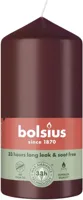 Bolsius stompkaars essentials 5.8x12cm velvet red