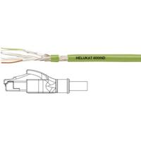 Helukabel 806623 RJ45 Netwerkkabel, patchkabel CAT 6A S/FTP 10.00 m Groen PUR-mantel, Afscherming gevlochten, Folie afscherming, Flexibele binnenader 1 stuk(s)