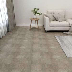 VidaXL Vloerplanken zelfklevend 55 st 5,11 m² pvc grijs