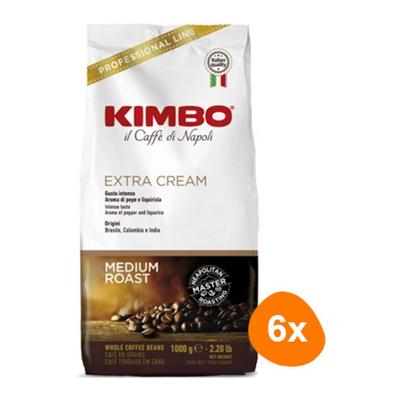 Kimbo - Extra Cream Bonen - 6x 1kg