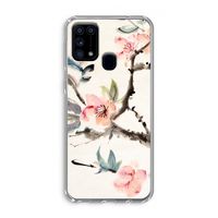 Japanse bloemen: Samsung Galaxy M31 Transparant Hoesje Japanse bloemen: Samsung Galaxy M31 Transparant Hoesje