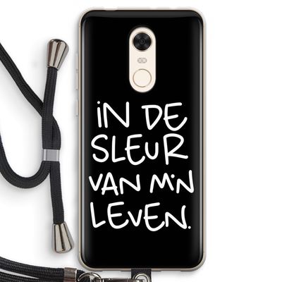 De Sleur: Xiaomi Redmi 5 Transparant Hoesje met koord