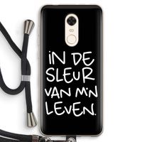 De Sleur: Xiaomi Redmi 5 Transparant Hoesje met koord