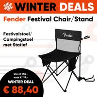 Fender Festival Chair/Stand Festivalstoel/Campingstoel met Statief 0991802001 - Aanbieding, op = op