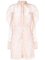 Alice McCall robe-chemise Moon Landing en dentelle - Marron