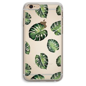 Tropische bladeren: iPhone 6 Plus / 6S Plus Transparant Hoesje