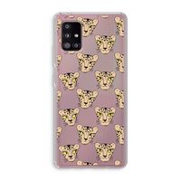 Tijger: Samsung Galaxy A51 5G Transparant Hoesje
