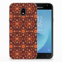 Samsung Galaxy J3 2017 | TPU bumper | Batik Brown