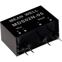 Mean Well MDS02L-15 DC/DC-convertermodule 133 mA 2 W Aantal uitgangen: 1 x Inhoud 1 stuk(s) - thumbnail