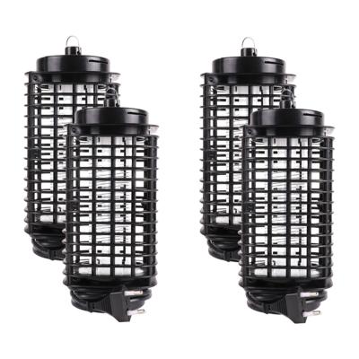 Muggenlamp - 4x - UV-LED - 10 x 22 cm - insectenlamp - 40 m bereik