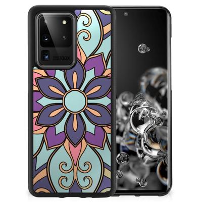 Samsung Galaxy S20 Ultra Skin Case Purple Flower